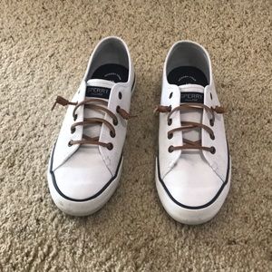 Sperry white sneakers